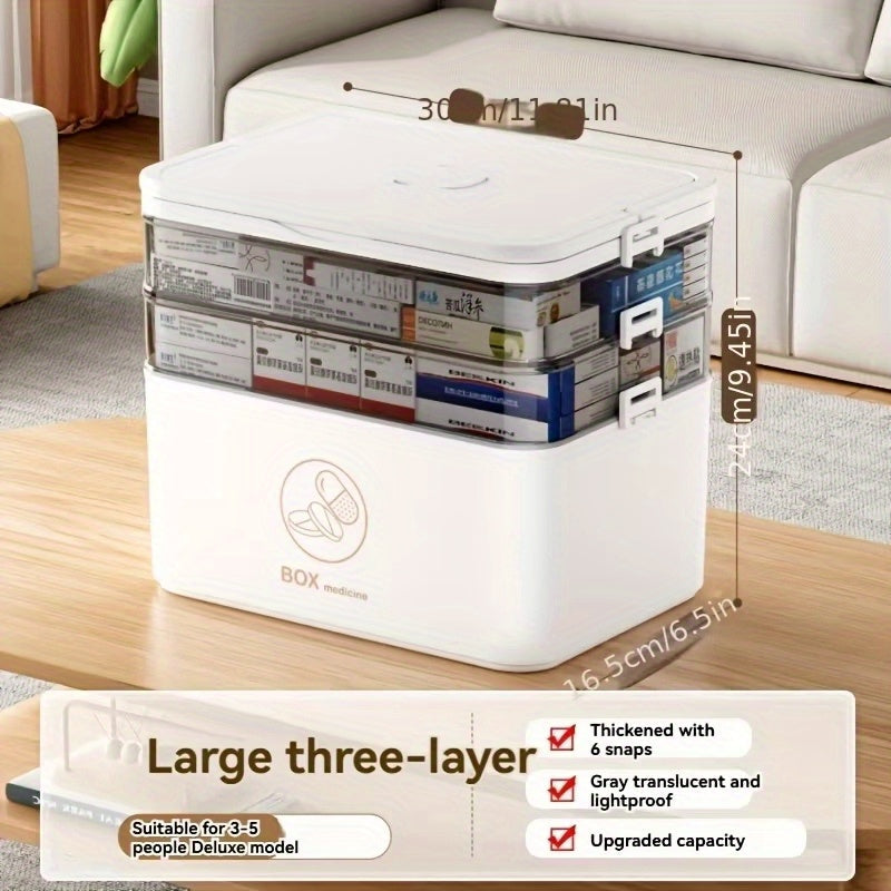 Medicine Storage Box shown in the 3-Tier option