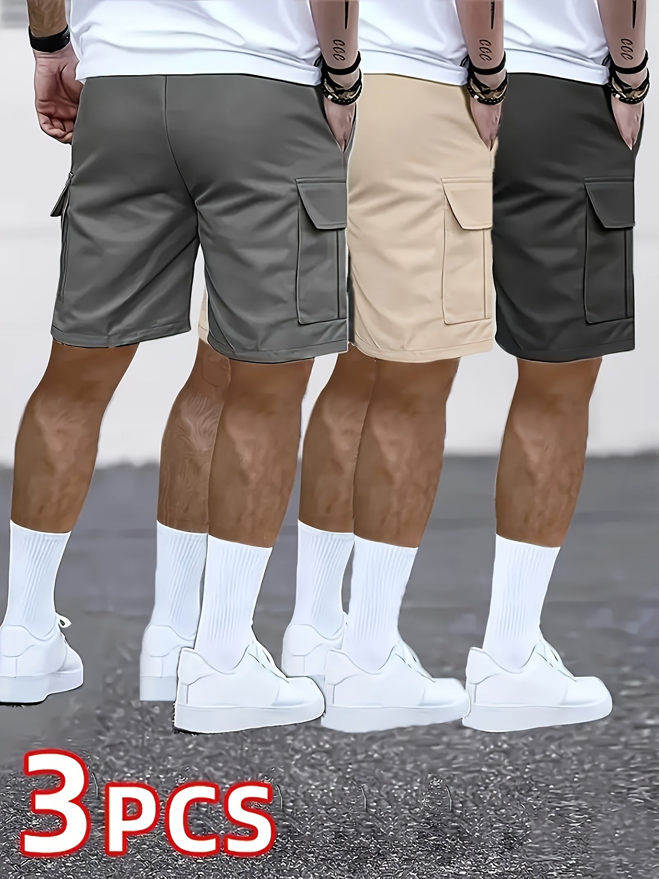 Men's Cargo Shorts - Multi Pocket Everyday Style