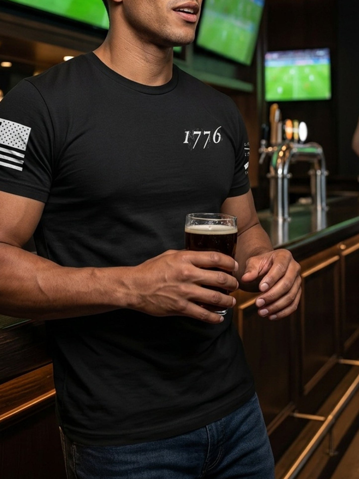 Men's Graphic T-Shirt - Round Neck Short Sleeve Weekend Style