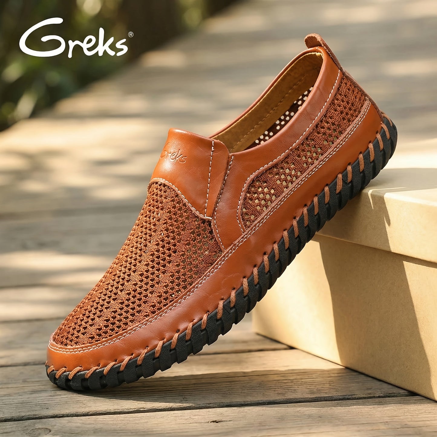 Men's Blue Mesh Shoes - product view 6