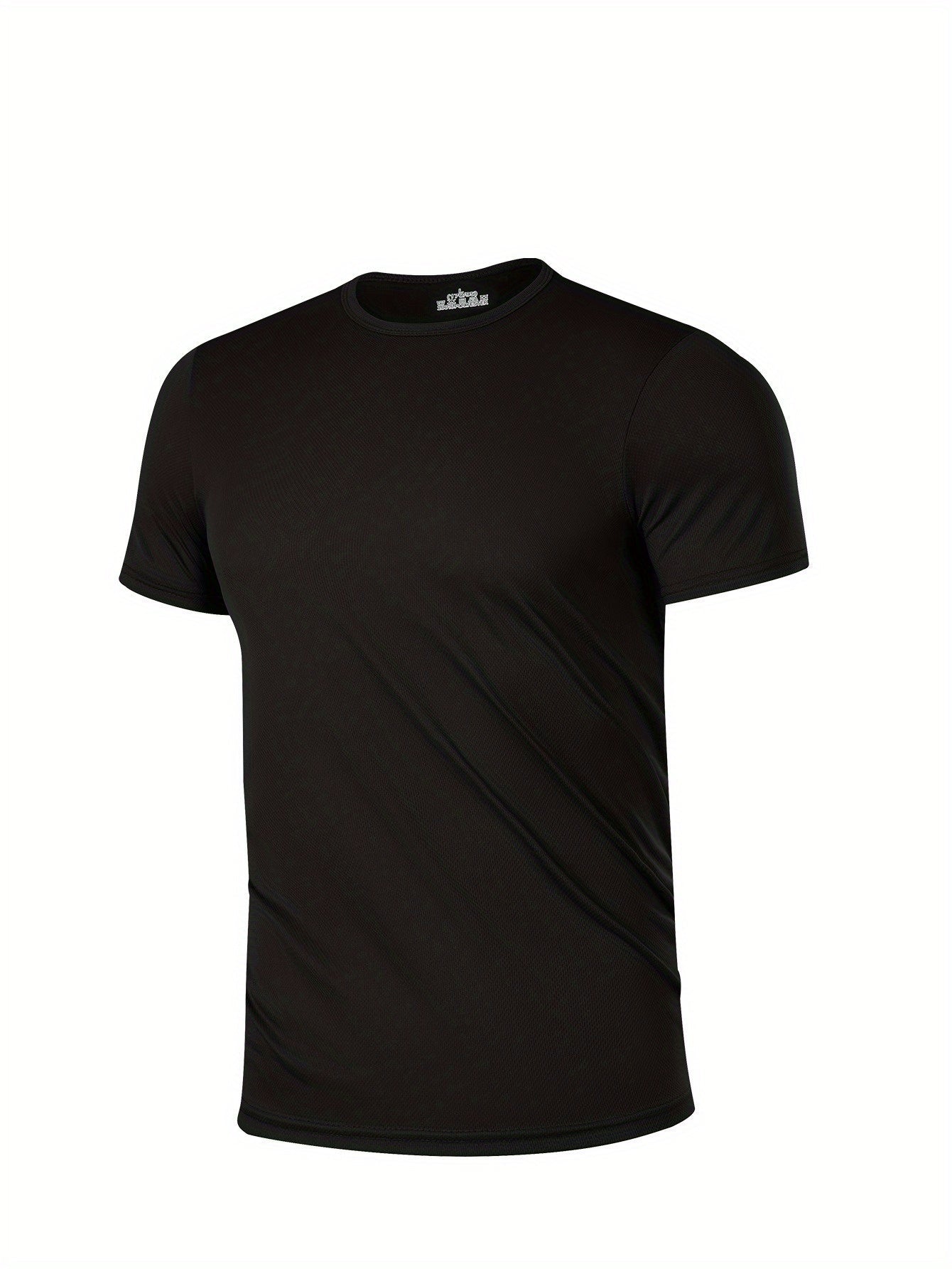 Men's Performance T-Shirt - Round Neck Short Sleeve Modern Style 645541