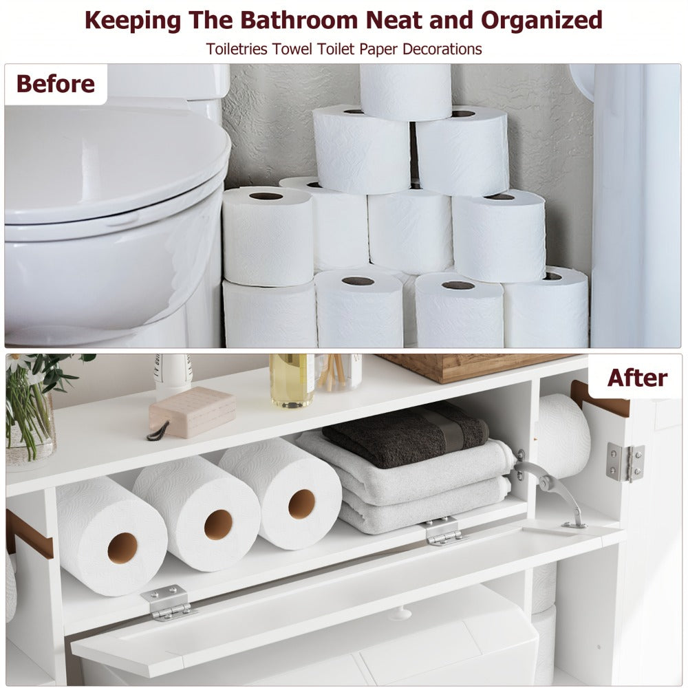 Over-the-Toilet Storage Organizer, Bathroom Space Saver for Organized Everyday Storage detail image - detail view 11