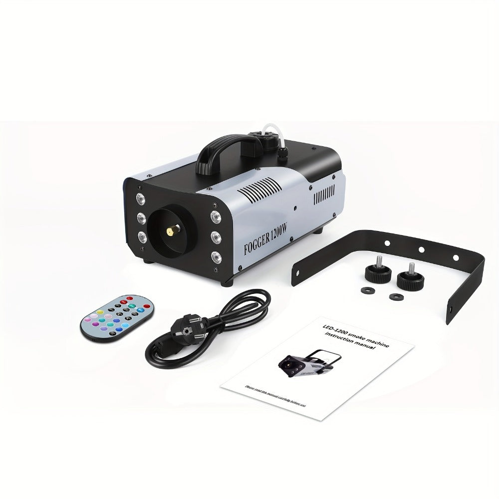 Stage Fog Machine, RGB, Remote Control, 1200W, LED for Stage and Party Lighting detail image - detail view 12