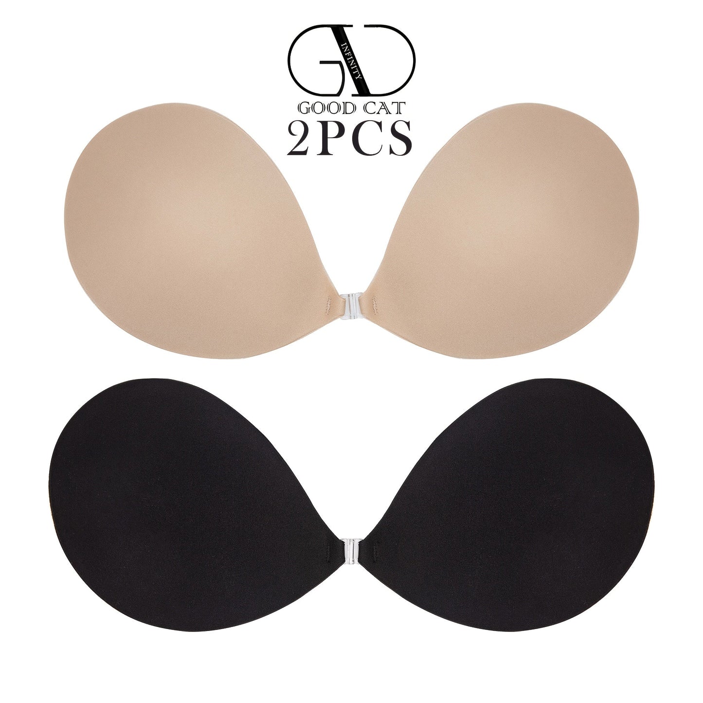 Women’s 2-Pack Adhesive Bra - Breathable Daily Comfort