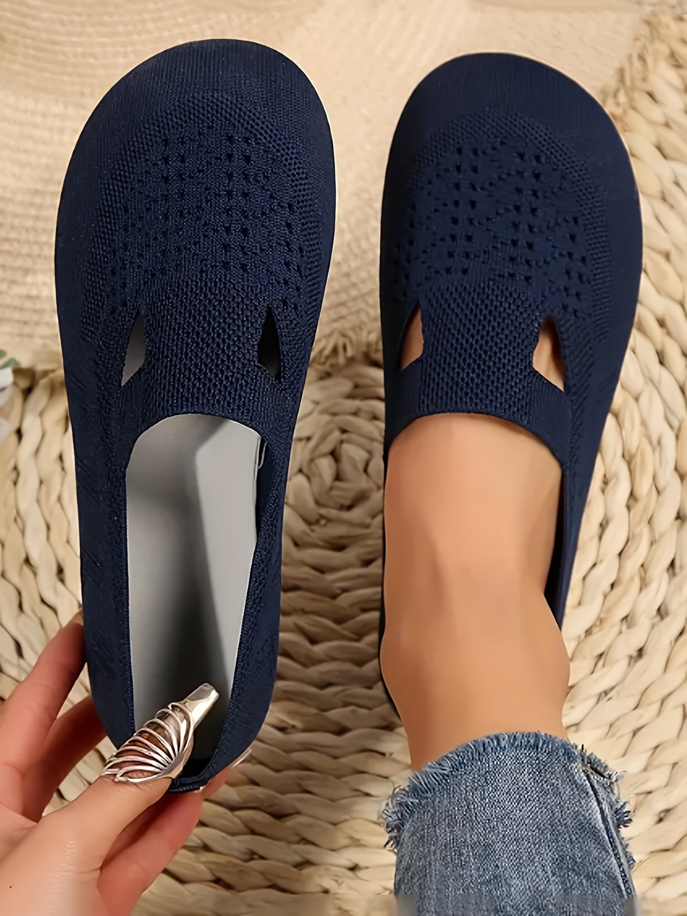 Women's Loafers & Slip-Ons – Breathable Mesh Lightweight for Everyday Wear