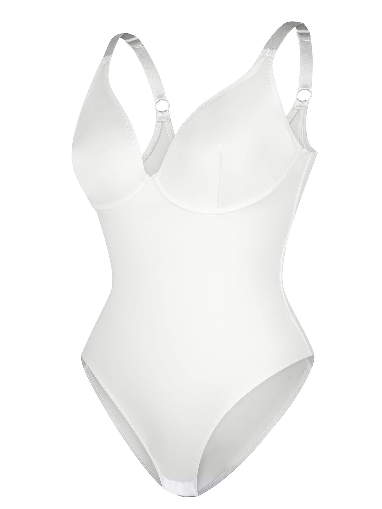 Women's Tummy Control Shapewear Bodysuit - V-Neck Style 9525