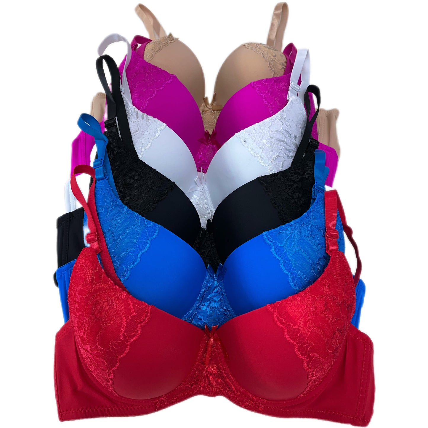 Women's Mixing Color Lace Bra - product view 15
