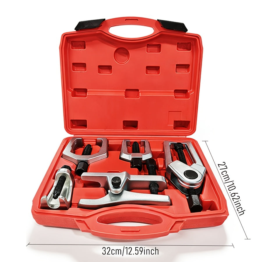 1 Set Of 5pcs Ball Head Extractor, Multi-functional Puller, Lower Arm Cross Pull Rod Head Disassembly And Extraction Tool, Cross Bar Puller, Disassembly Tool, Tractioner Set.
