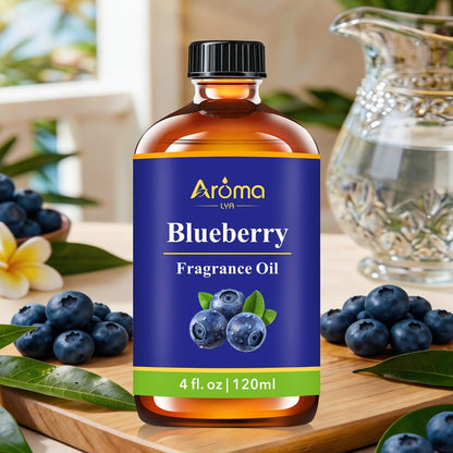 Fruit Fragrance Oil 4oz – Sweet Scented Oils for Diffuser, Candle Making, Soap, Massage & Hair Care | Strawberry, Blueberry, Peach, Watermelon, Cherry & More