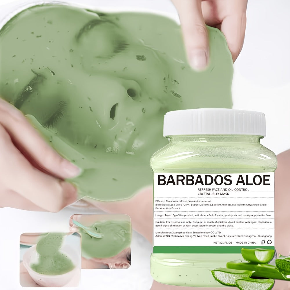 Tea Tree Jelly Mask Powder 12.3oz Hydro Gel Peel-Off Face Mask — Moisturizing Hydrating Anti-Wrinkle Professional Facial Treatment for Home Spa Salon All Skin Types