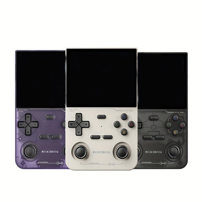 Portable Handheld Game Console Open Source 3.5 Inch IPS Screen 64GB TF Card Pre-Installed Emulator Ultra Long Battery OTG – Retro Gaming Handheld for Kids & Adults