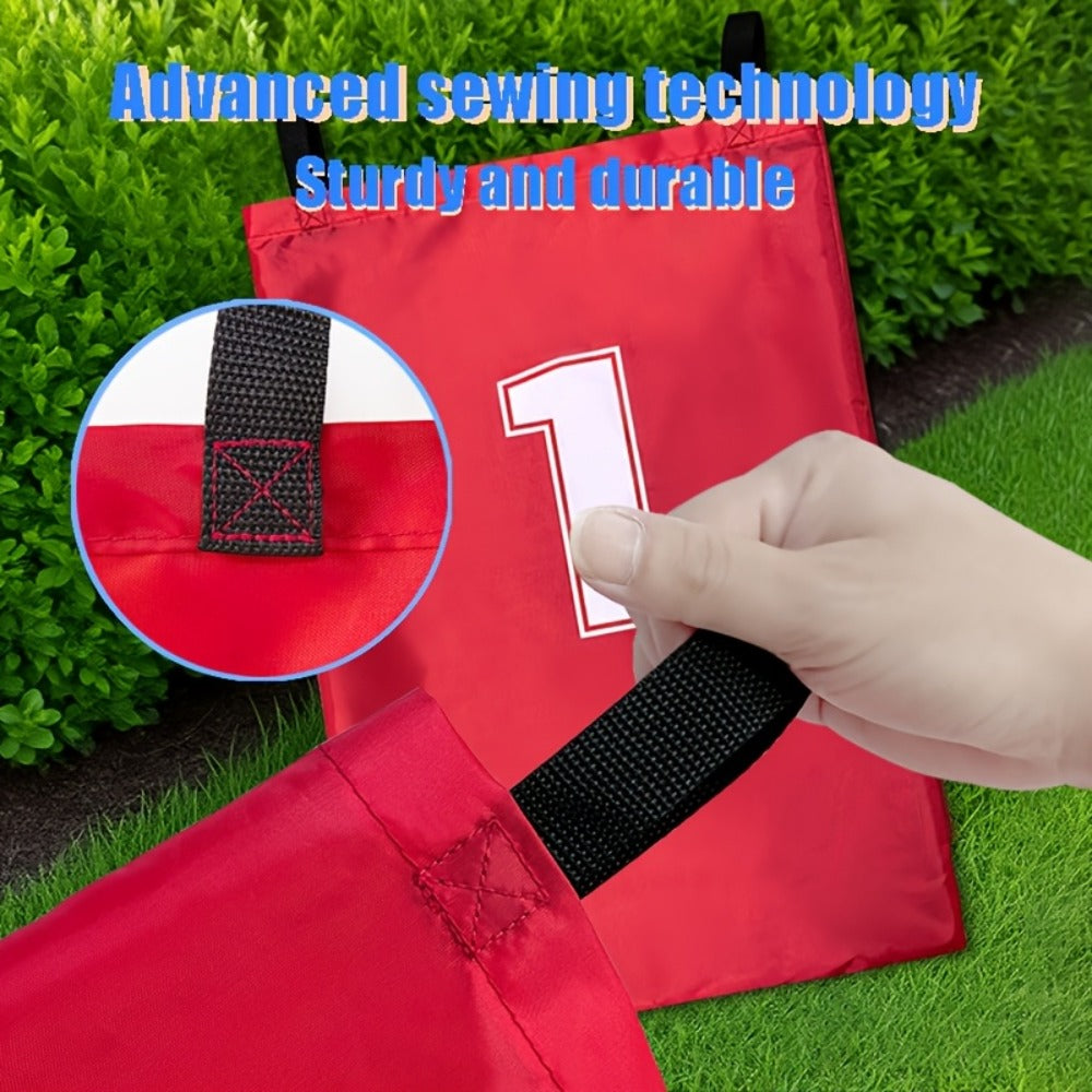 Potato Sack Race Bags 4 Pack for Kids Adults Outdoor Lawn Party Games Kangaroo Jump Competition Durable Fabric Birthday Picnic Carnival Backyard Fun Party Essentials