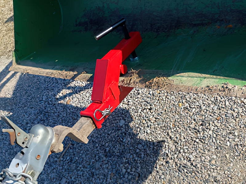 921-19G Tractor Grab Hook, 3/8 Inch Tractor Bucket Grab Hooks with 1/2 Inch Tie Down Ring and 2 Inch Receiver, Grade 70 Forged Steel Bolt-On Grab Hook for John Deere Compact Tractor, RV UTV Truck Max 4700LBS, Father'S Day Gifts, Heavyduty Towing