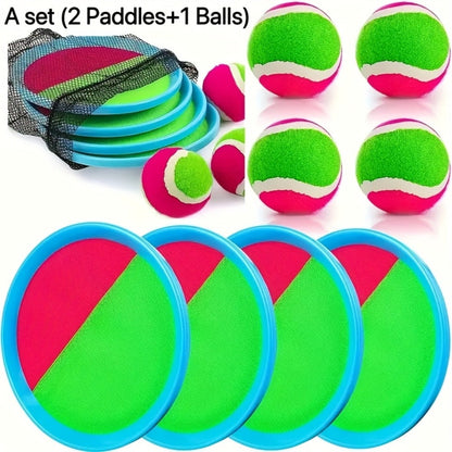 Sticky Ball Toss Game Set for Kids & Adults – Fun Outdoor Throwing Toy with Sticky Balls & Target Board, Beach Backyard Playground Party Game, Great Birthday Gift for Boys Girls Ages 3+