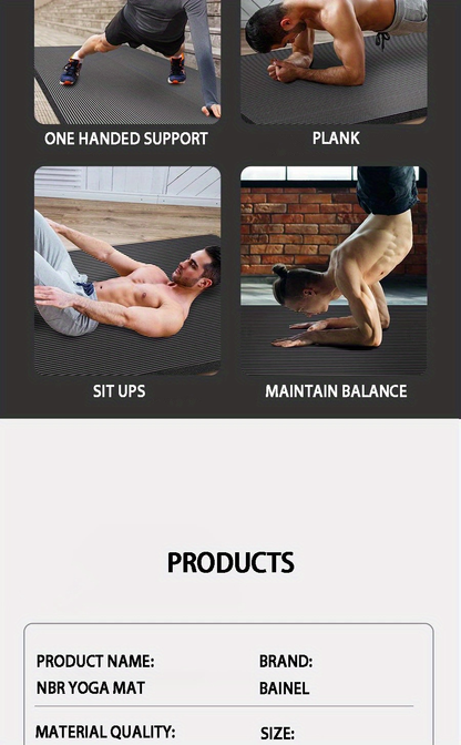 Extra Thick Yoga Mat 20mm – Extra Long 79 x 35 Inch Non-Slip Exercise Mat for Men, High-Density Cushioning for Pilates, Fitness, Stretching & Home Gym Workouts