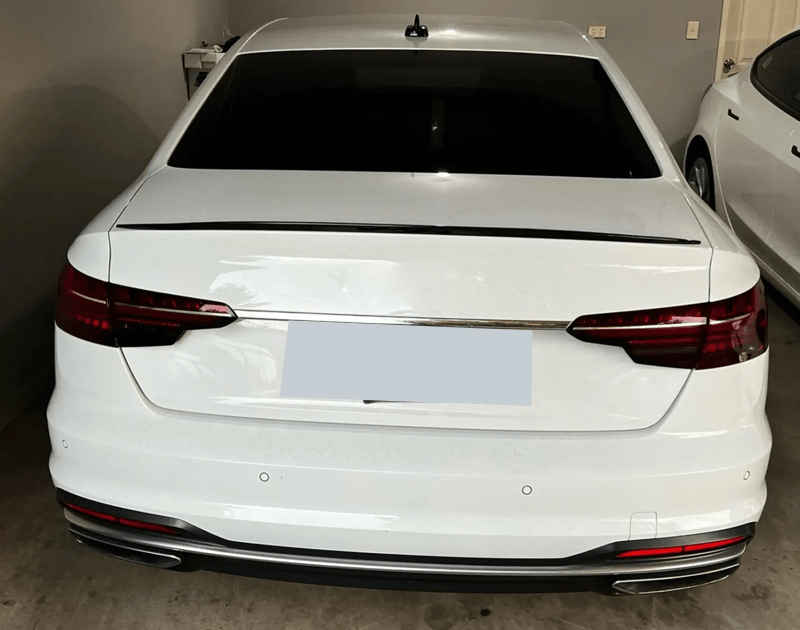 Polished Rear Wing Trunk Spoiler Lip Kit for Audi A3 S3 RS3 A4 S4 B9 A6 Sedan - PVC Body Kits, High-Quality End, Easy Installation, Lip Spoiler Kit