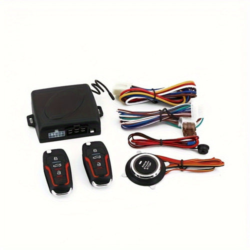 Car Remote Start Controller – 12V Universal Remote Engine Start & Door Lock System, Keyless Entry Starter Kit for Cars with Standard 12V Electrical System