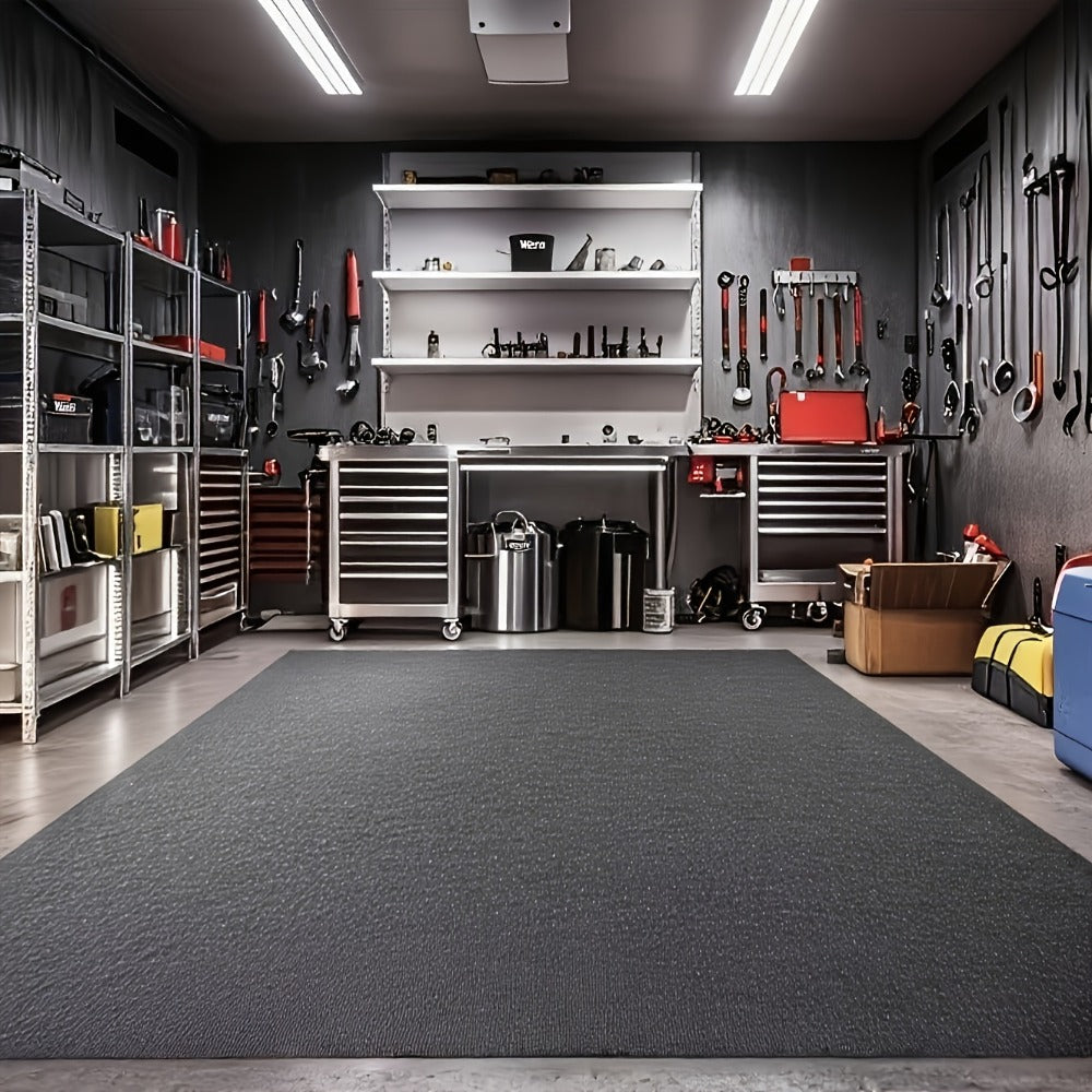 Garage Floor Mat Heavy Duty Oil-Absorbing Non-Slip – Waterproof Washable Workshop Mat for Cars, Trucks, SUVs & Motorcycles, Extra Large 100×180cm or 200×300cm, Trimmable Felt