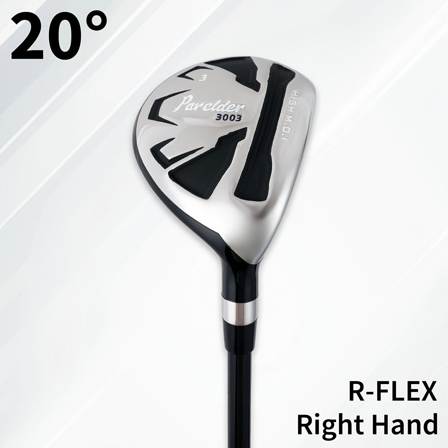 Golf Hybrid Club for Men | Right Hand, Carbon Fiber Shaft, 17°/20°/23°/26° Loft, S/R Flex – Max Distance & Forgiveness