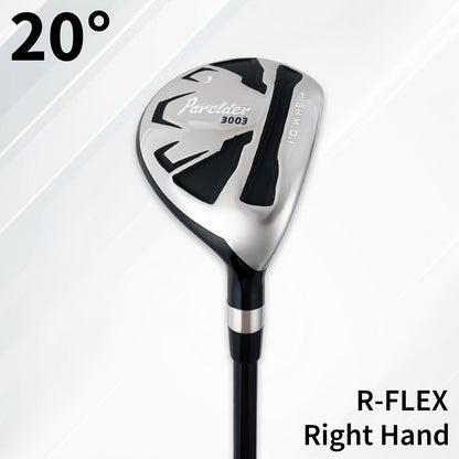 Golf Hybrid Club for Men | Right Hand, Carbon Fiber Shaft, 17°/20°/23°/26° Loft, S/R Flex – Max Distance & Forgiveness