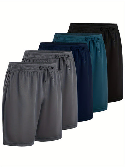 Men's Athletic Shorts - Drawstring Waist With Pockets Modern Style