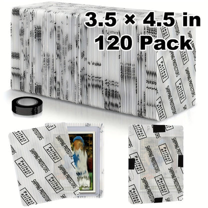 Trading Card Shipping Protectors 60/120/510 Count 3.5x4.5 Inch – Premium Rigid Plastic Card Mailer Inserts for Sports Cards, TCG & Collectible Card Packaging