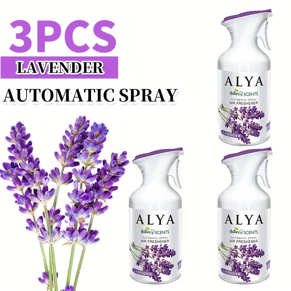 Aromatherapy Air Freshener Spray 8.45oz – 6 Scents: Lavender, Magnolia, Mixed Berries, Ocean, Cool Linen & Vanilla, Multi-Purpose Odor-Fighting Room Spray for Car, Home, Office, Bathroom & Closet (1 or 3 Pack)
