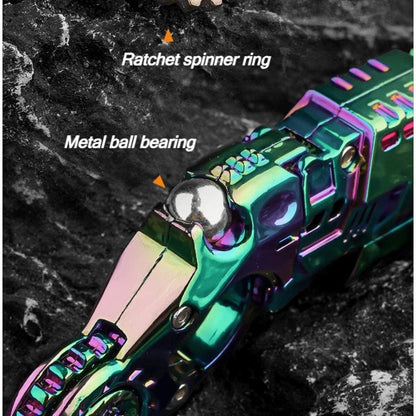 3-in-1 Alloy Fingertip Gun EDC Stress Relief Toy 26pcs Set – Metal Finger Slider Clicker Soft Bullet Launcher for Adults Focus Anxiety Relief Office Gaming Travel Gift for Men