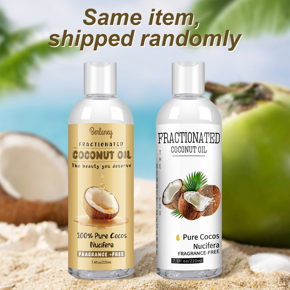 Fractionated Coconut Oil 4-Pack 7.5 fl oz Each – Pure Vegan Carrier Oil for Skin & Hair, Lightweight Moisturizer, Massage Oil, Fragrance-Free, Essential Oil Blending, DIY Skincare Body Oil