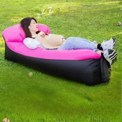 Portable Inflatable Sofa & Air Lounger Chair – Heavy Duty Single Outdoor Recliner, Quick Inflation & Deflation, Lightweight & Compact for Camping, Beach & Backyard – 3 Color Options