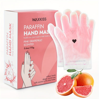 Paraffin Wax Hand & Foot Mask Deep Moisturizing Beauty Treatment – Smooth Soft Skin, Pink Grapefruit & Lavender Scents, Long-Lasting Stone Wax Formula, Home Spa Gift Set for Women
