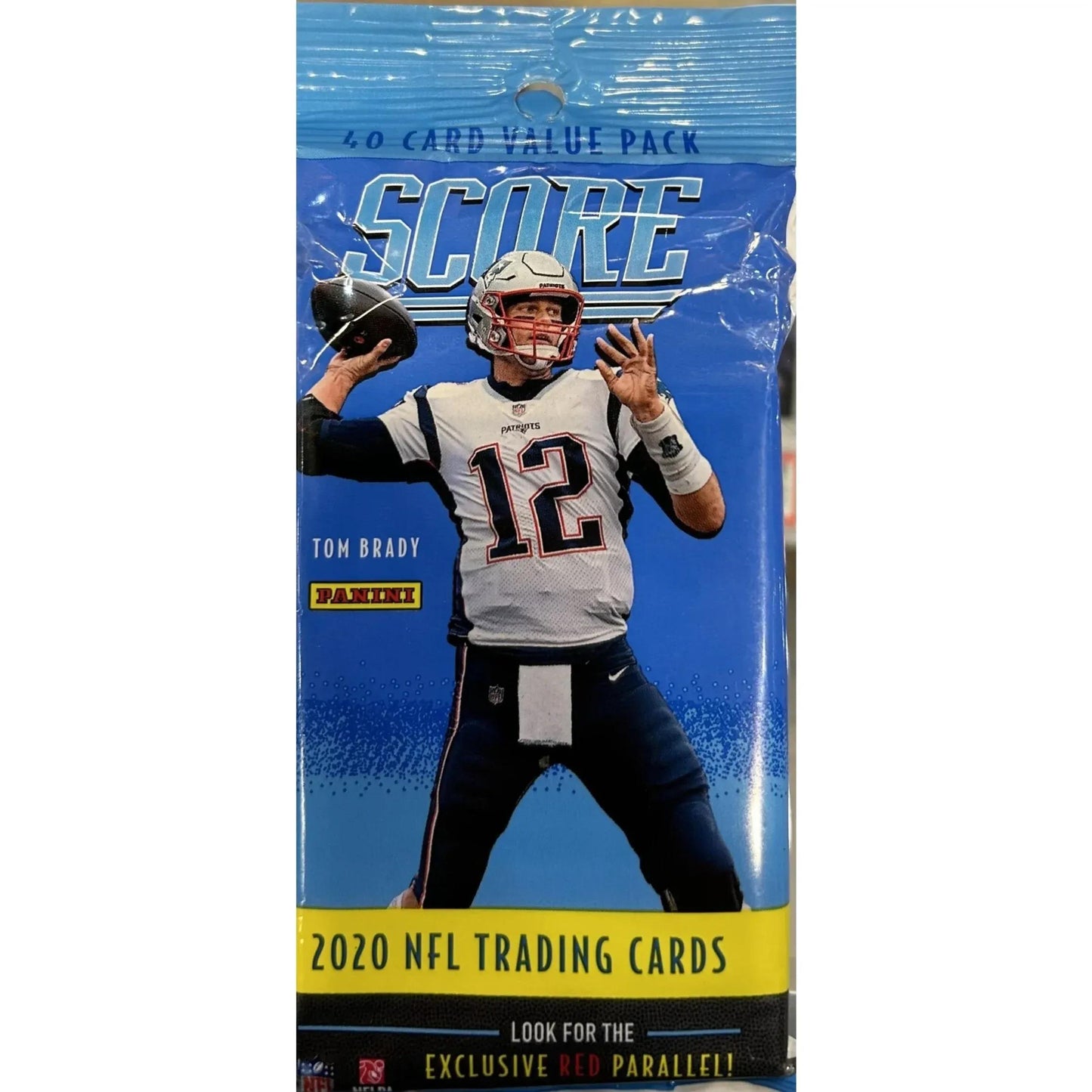 NFL Score Football Fat Pack 2020 – 40 Cards Per Pack with Justin Herbert Joe Burrow Jalen Hurts Jordan Love Rookie Card Chase | Official NFL Trading Cards for Collectors & Fans