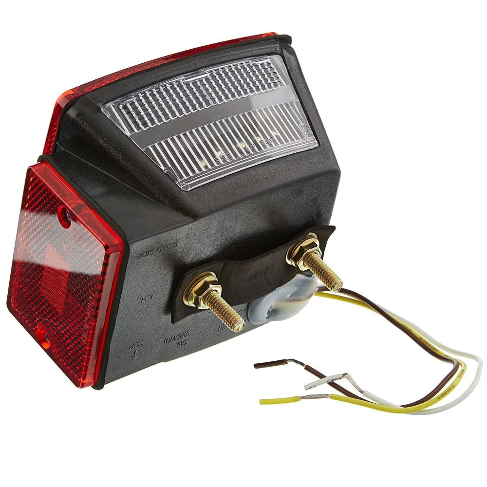 12V LED Trailer Tail Lights Kit - Stop, Turn Signal, Brake & License Plate Light for Trailers Under 80" - Boat, RV, Camper, Truck