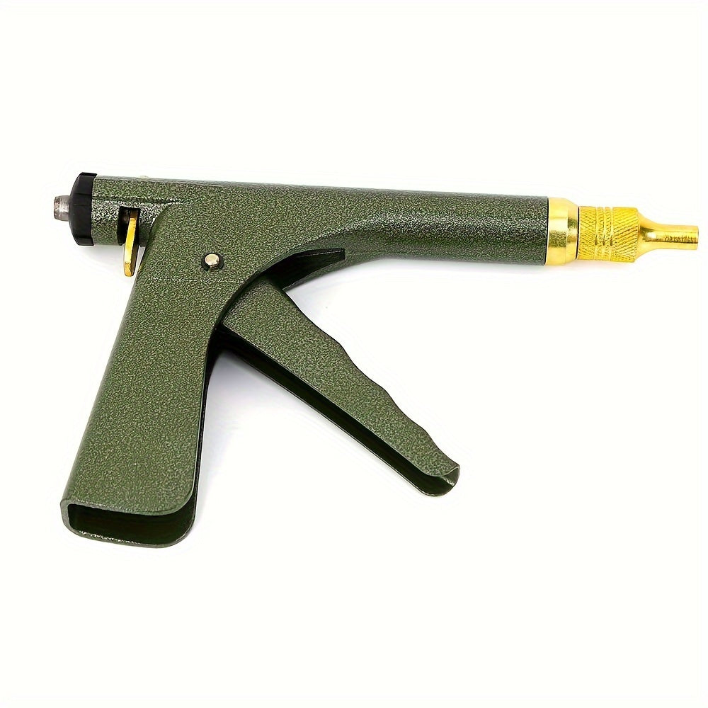 Tire Plugger Tubeless Tire Wheel Repair Gun Kit, Essential Tool for Car Owners And Mechanics, Mushroom Plug Probe Nozzle for Easy And Fast Fixing, Compact Design, Durable Construction Sturdy Build Reinforced Components, DIY Repairers Auto Enthusiasts, Tir