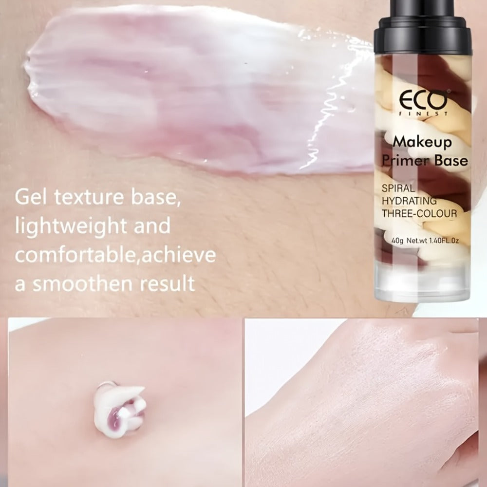 Brightening Face Primer 2-Pack with Squalane Pore Minimizer Moisturizing Even Skin Tone – Long-Lasting Matte Satin Makeup Base Conceals Imperfections for All Skin Types Women