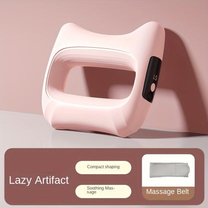 Massage Ring Fascia Massager – Mini Neck Waist & Full Body Muscle Relaxing Ring with Massage Belt, Multi-Function Fitness Relaxation Tool for Back, Waist & Neck, Portable Gift for Men Women