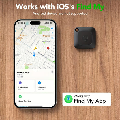 GPS Tracker Anti-Lost Device Real-Time Locator No Subscription No Installation for Car Vehicle Pet Dog Child Elderly Compatible with iOS Android Portable Mini Smart Tracking Tag 1 or 4 Pack