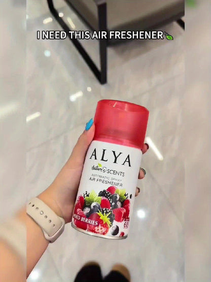 Automatic Spray Air Freshener Refill 8.45oz 1pc or 4pcs - 6 Scents Lavender Vanilla Cool Linen Ocean Mixed Berries Magnolia, Odor Fighting Room Spray for Car Office Home Bathroom Kitchen Fabric Closet