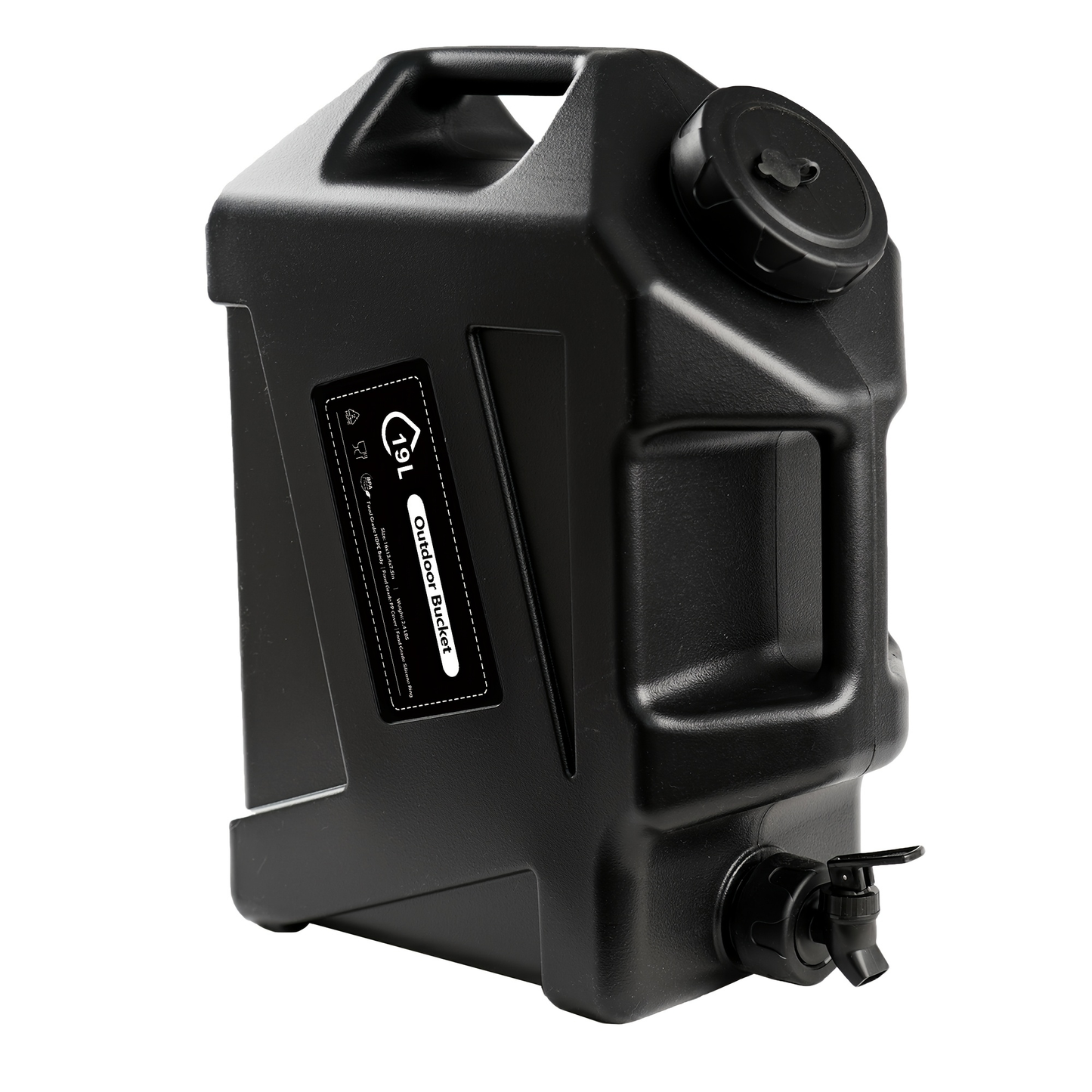 Water Storage Container with Spigot 2 Handles BPA Free PVC Collapsible Water Jug for Camping Outdoor RV Hiking Emergency Survival Portable Water Tank 3.2Gal 5Gal 2.6Gal Multi-Color Options