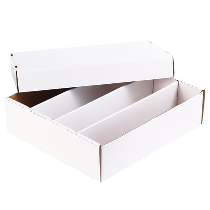 Trading Card Storage Box 3200 Count – Bulk Card Organizer for Baseball Football Basketball Pokemon MTG Sports Cards Available in 1 4 or 6 Pack