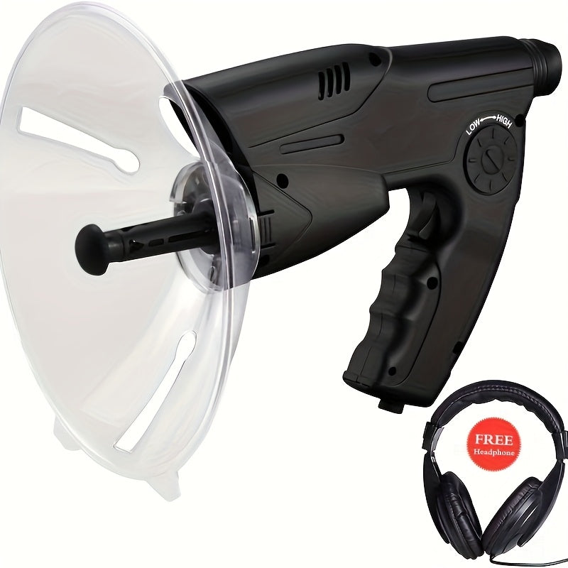 Bionic Ear Sound Amplifier with 8x Monocular Telescope, Long-Range Digital Audio Listening Device with Headphones for Bird Watching Nature Observation Outdoor Surveillance, Compact Lightweight Spy Ear