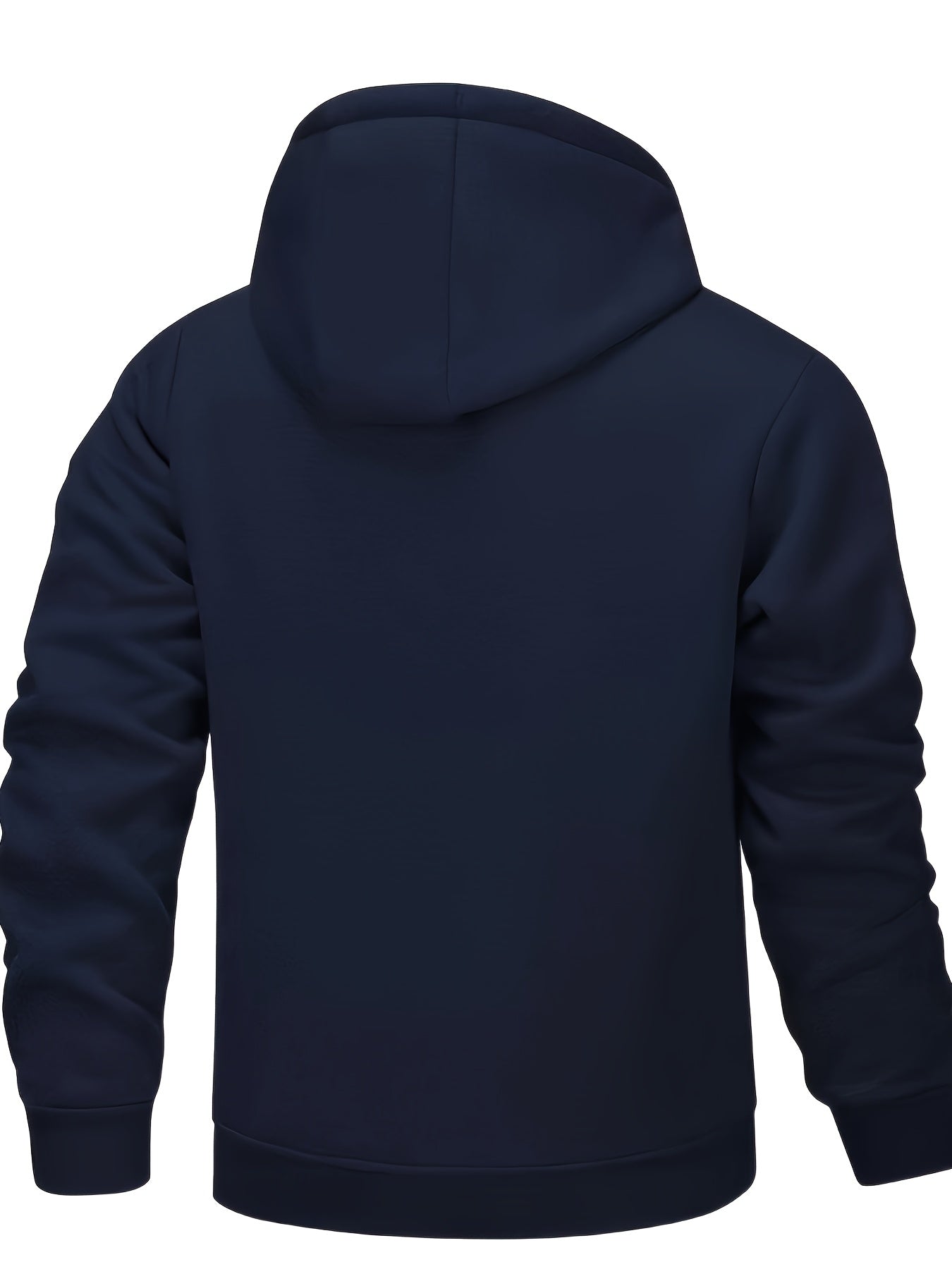 Men's Versatile Fleece Zip-Up Hoodie