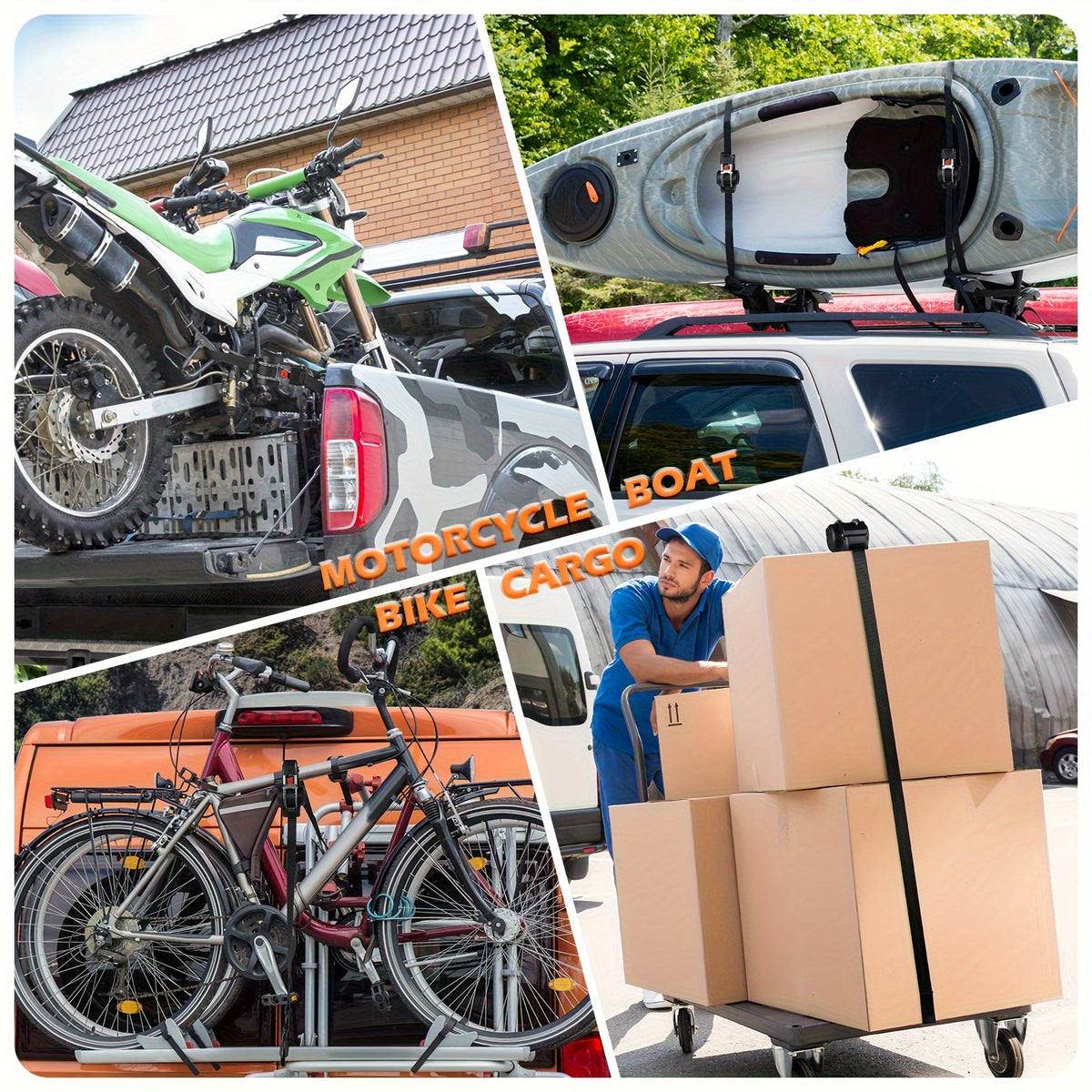 Automatic Retractable Ratchet Strap, Speed Control for Retrieval, Available in 2 Specifications, Hook Lock And Storage Bag for Securing Goods, Motorcycle Transportation And Towing, The Best Gift Choice for Christmas And Festive Occasions