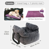 Gray+Magenta Picnic Mat