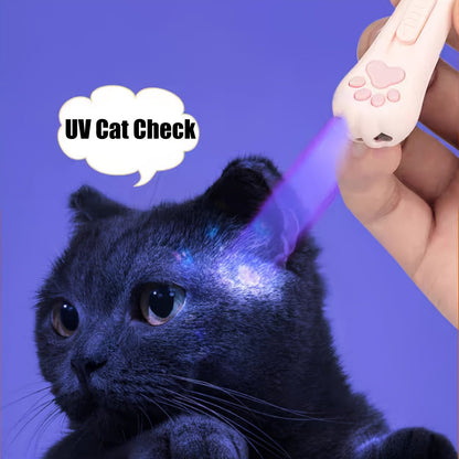 Cat Teaser Toy 7-in-1 USB Rechargeable - Interactive Wand Toy for Indoor Cats & Dogs, Feather Chaser Exercise Toy with Free Bonus Mouse Toy, Stimulating Chase & Play Gift for Pets