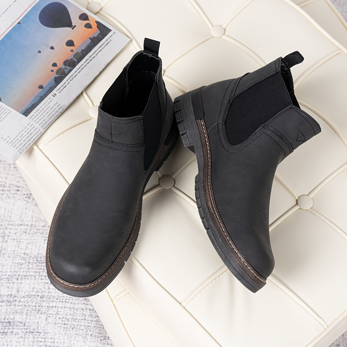 Men's Boots - Slip-On Ease