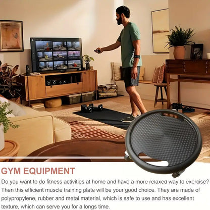 Ab Wheel Roller & Gliding Disc for Core Training - Multifunctional Ab Training Board with Quiet Wheels, Full-Body Cardio Workout Equipment, Durable PP & Stainless Steel, Gym Home Use, Men & Women