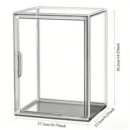 Clear Display Case Set of 3 – Dustproof Transparent Storage Box Organizer for Collectibles, Car Models, Action Figures & Show Display | Collector Display Cases for Adults & Kids