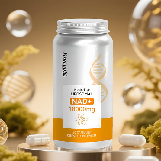 NAD+ Booster Liposomal 18000mg with Quercetin, Trans-Resveratrol & D-Ribose for Energy, Focus, Anti-Ageing & Antioxidant Support, High Absorption Formula for Men & Women