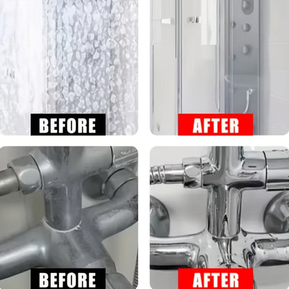 Glass Cleaner Spray Streak-Free Shine Removes Hard Water Stains Soap Scum Water Spots for Shower Doors Mirrors Bathroom Tiles Windows Powerful Bathroom Glass Cleaner Easy Spray Formula